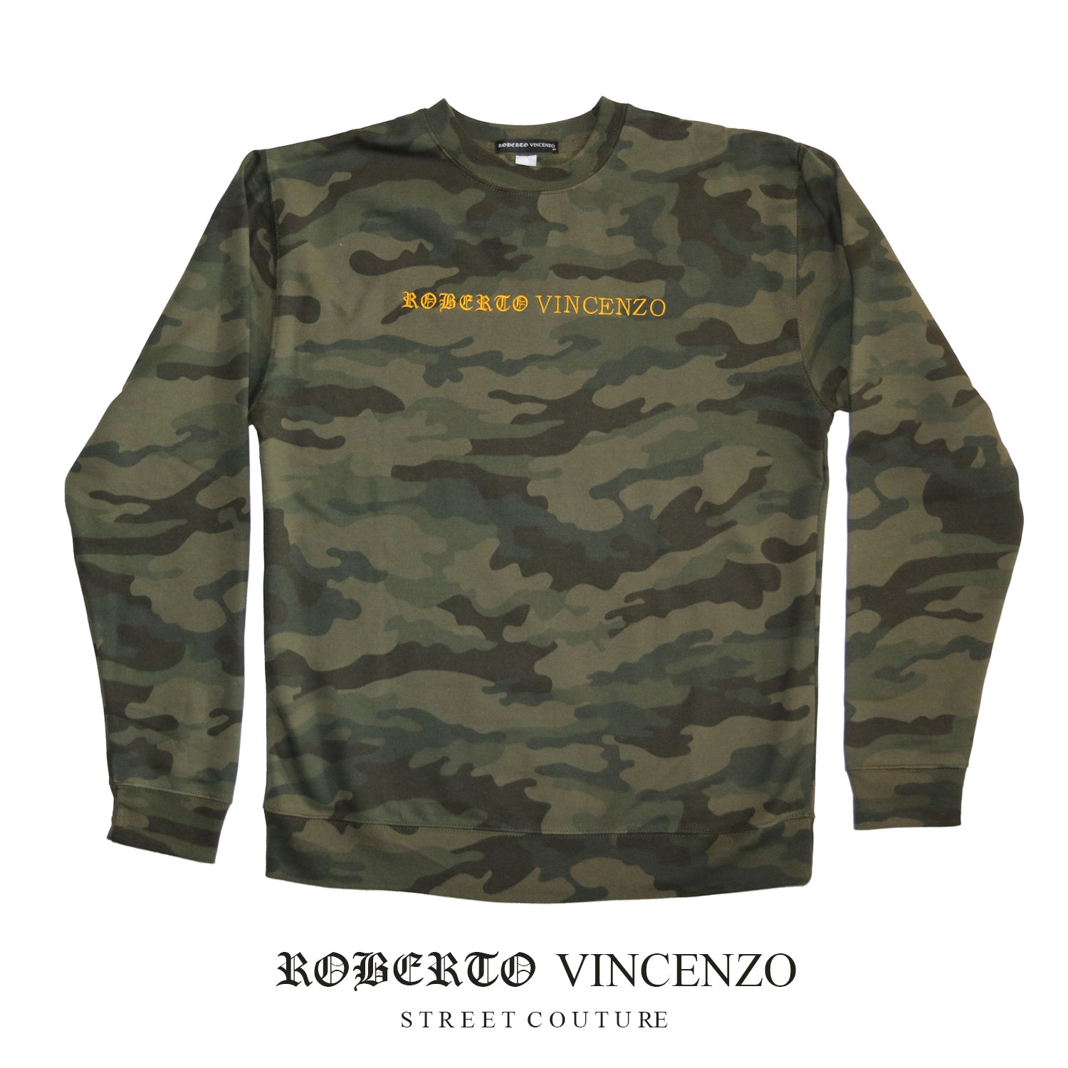 Roberto Vincenzo Crew Neck sweater (Forest Camo)